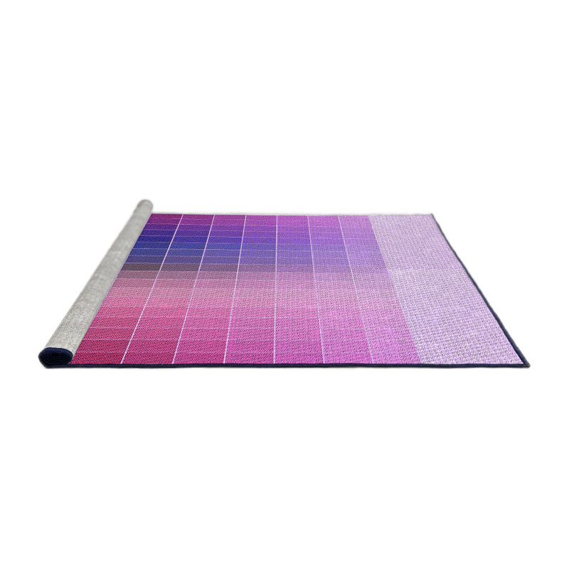 Tapis 100% à motif lavable à la machine 2989, Rond 8 pi