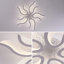 Bobbyjoe Acrylic LED Semi Flush Mount