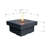 Aswith 34" Outdoor Concrete Fire Pit 50,000 BTU - Includes Lava Rocks & PVC Cover-2051561117-2051561070