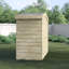 6 ft. W x 3 ft. D Solid Wood Overlap Apex Bike Shed-395560930
