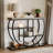39 in Modern Console Table for Entryway, 4 Tier Hallway Table with Storage-1475596631
