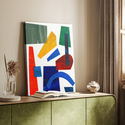 Colorful Shapes I - Gallery Cavas