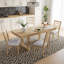 Ensemble de salle à manger à rallonge 7 pièces GatherHaven - Table rustique en bois de 60 à 78 po avec 6 chaises rembourrées-855446983-860112126