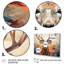 " Brown Orange Moose Majestic Geometric II "-274824283-274824280
