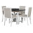 TREXM 5-Piece Extendable Dining Table Set For 4-326600494-326600493-326600483