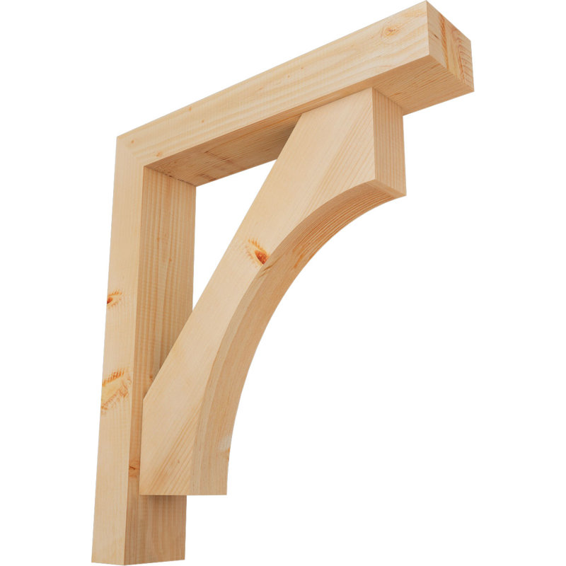 Support Westlake Block avec support décalé, 32 x 28, Sapin Douglas de l 5 1/2 po (lisse)
