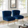 Euclid 26" Wide Tufted Velvet Accent Side Chair
