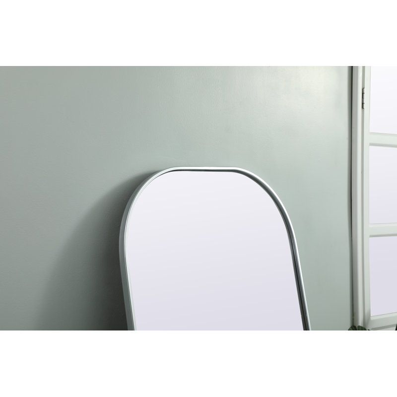 Miroir de plancher Sabine, 74 po x 28 po, Argent