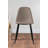 Lenworth Modern Black Metal and Glass Dining Table Set with 4 Luxury Faux Leather Dining Chairs-1601226663