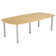 Bouton 240cm Boat Shaped Conference Table