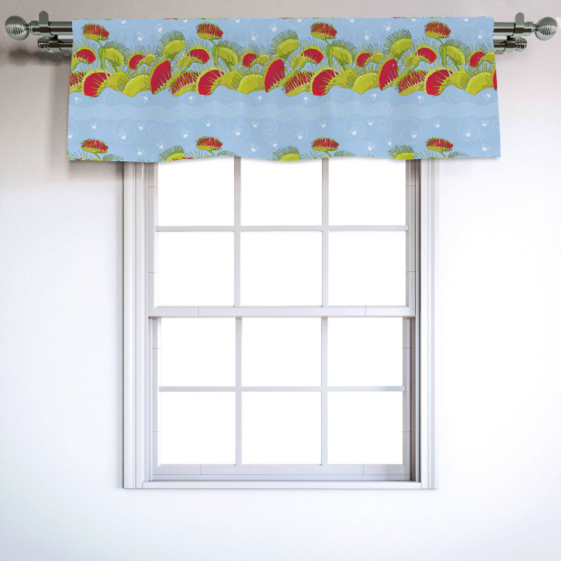 Sateen Ruffled Window Valance