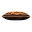 Coussin 18 po L citrouille d'Halloween crocheté