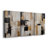 Abstract Series CXXXIV -Set Of 3 Gallery Wrapped Canvas -Ready to Hang-107312064