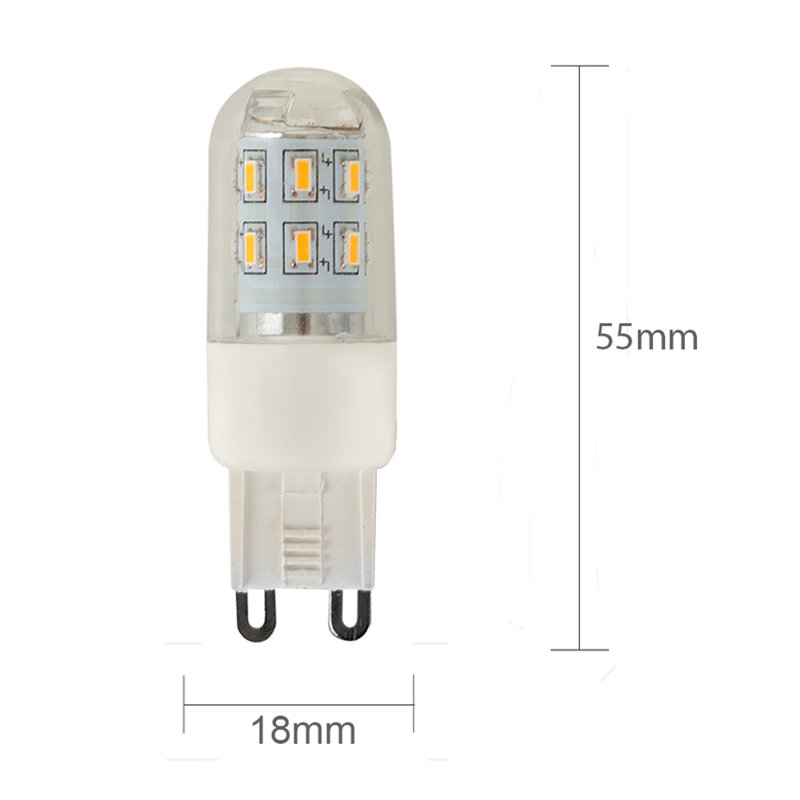 3W G9 LED Light Bulb, Warm White