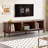 TV Console Table With Storage Cabinet