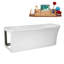 Baignoire autoportante 67 "avec drain interne Streamline-101697904