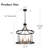 Setser 6- Light 21.5'' W Modern Lantern Dining Room Chandelier-86134982