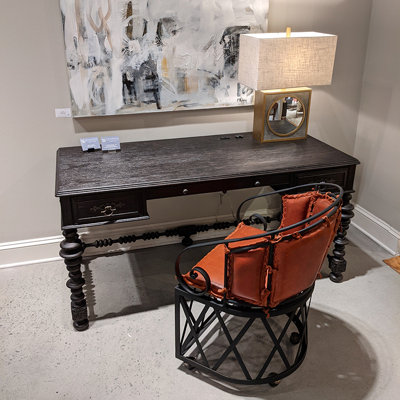 Lisbon Solid Wood Writing Desk
