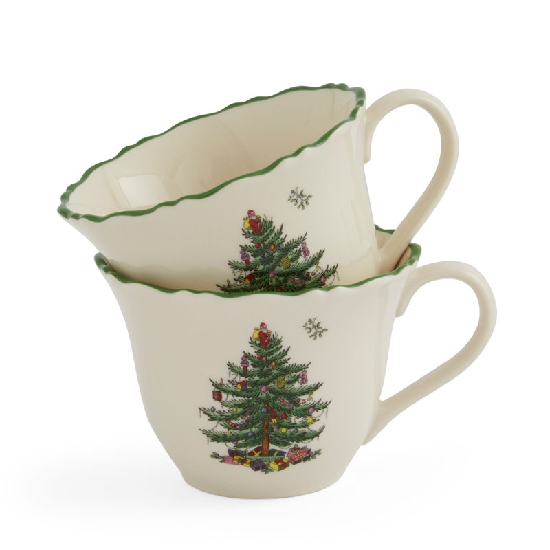 Spode Christmas Tree Punch Cups