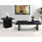 Caroline Black Rectangular Engineered Laminate Coffee Table
