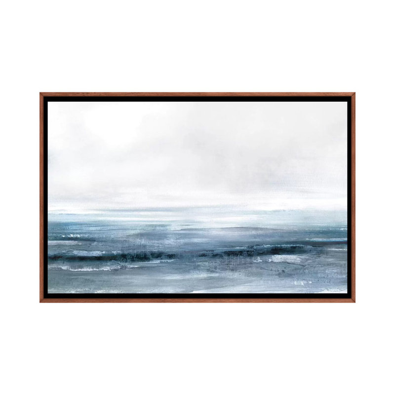 Impression, "Dreams" par Dan Hobday, Pas de tapis, Toile avec cadre en bois brun classique, H 26 po x l 40 po x 1,5 po