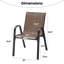 Chaise de patio empilable-206681929