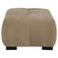 Repose-pieds rectangulaire rembourré Plather Camel-568068363