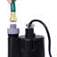 Pompe à eau submersible, pompe à eau 1 / 4HP 2000GPH, pompe à eau portative, pompe à eau électrique portative, avec cordon d'alimentation de 10 pieds.
