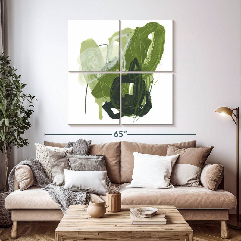 Jade Schematic I, 45" H x 45" W
