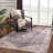 Seok Traditional Machine Washable Medium Gray/Beige/Brown Area Rug-653161957
