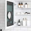 Armoire à pharmacie de salle de bain avec miroir biseauté l 20 po x H 26 po - La porte de gauche s'ouvre silencieusement, un compartiment de rangement spacieux, un miroir de réflexion HD, du bois d'ingénierie, un assemblage de charnières douces de 20 po x 26 po-714314137