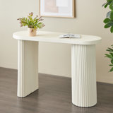 Console ovale en métal Cole and Grey