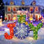 Décoration de Noël illuminée 3,7 pi