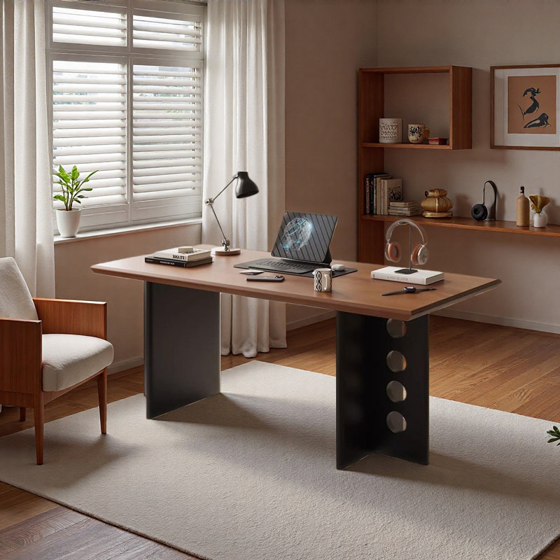 Bureau d'ordinateur Horan, H 29,5 po x l 55,1 po x P 27,6 po