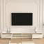 Meuble télé en bois massif de style crème-105839673