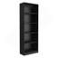 Ensemble de bibliothèque 3 pièces, 74 po de largeur avec 13 tablettes, ensemble de salon noir-952914158