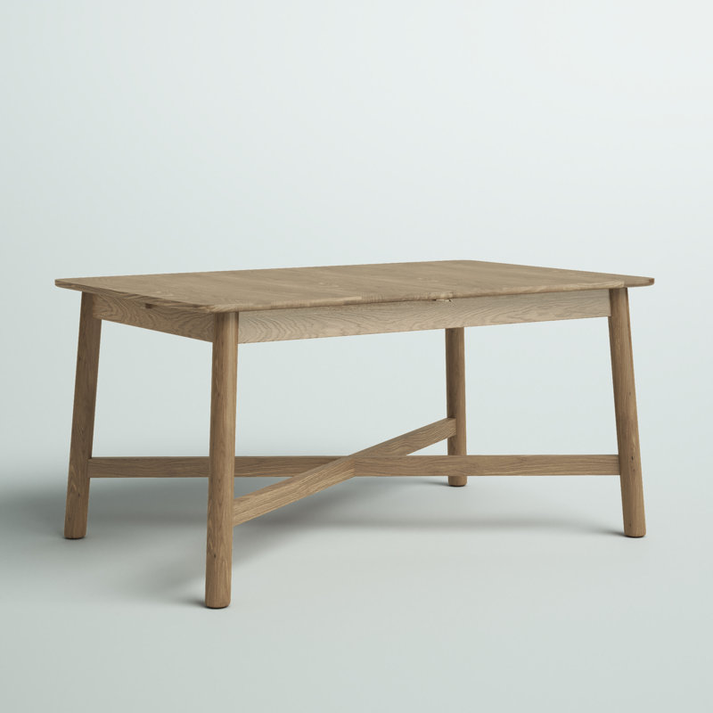 Raphael Extendable Oak Solid Wood Dining Table