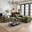 Confesor Chenille Modern L-Shaped Sectional Sofa-423731755