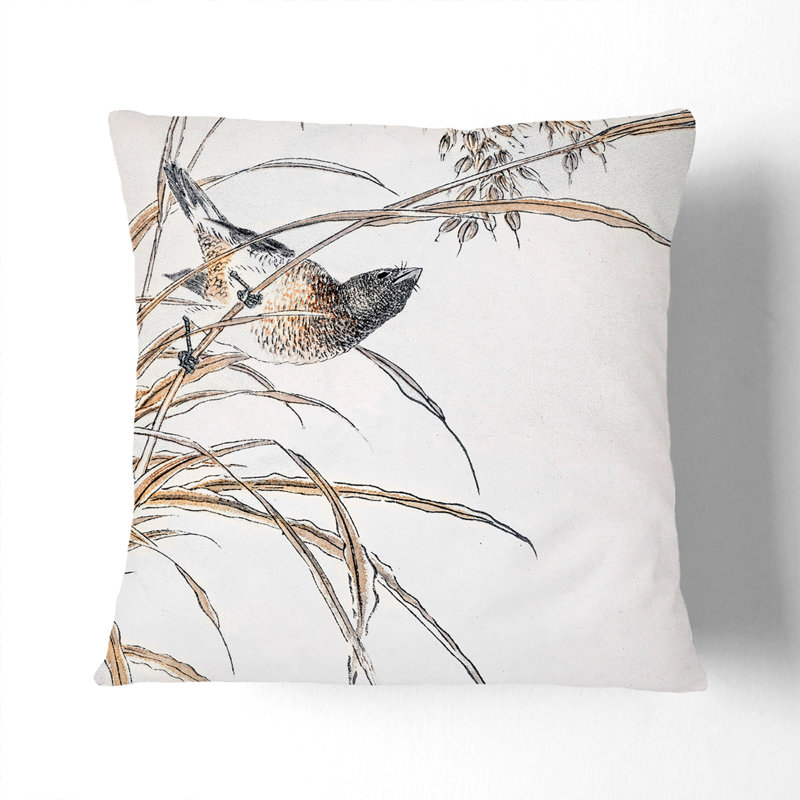 Floral Square Cushion, 40cm H x 40cm W x 15cm D