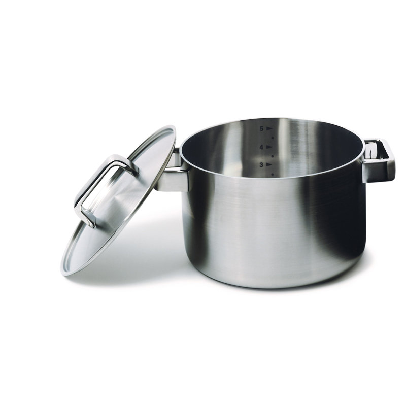 Iittala Stainless Steel Round Casserole with Lid, 5-qt.