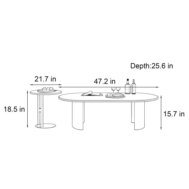 Hedon, 15.7" H x 51.2" W x 27.6" D