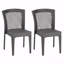 Ensemble de 2 chaises d'appoint de patio empilables pour l'extérieur-1094293603