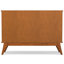 Buffet Mid-Century moderne à 3 portes avec tablettes réglables Draper