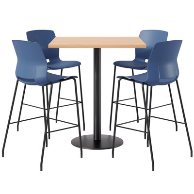 4 - Person Bar Height Dining Set by KFI Studios