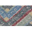 Tapis en laine noué à la main en gris / bleu / rouge-69674903