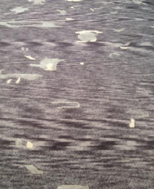 Modern Silk Abstract Area Rug in Gray