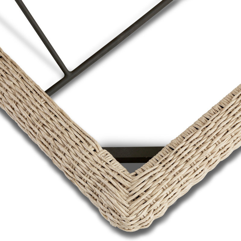 Evander Outdoor Chaise-Ramiro Ecru