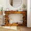Console géométrique empilable en bois