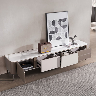 Modern minimalist luxury TV stand