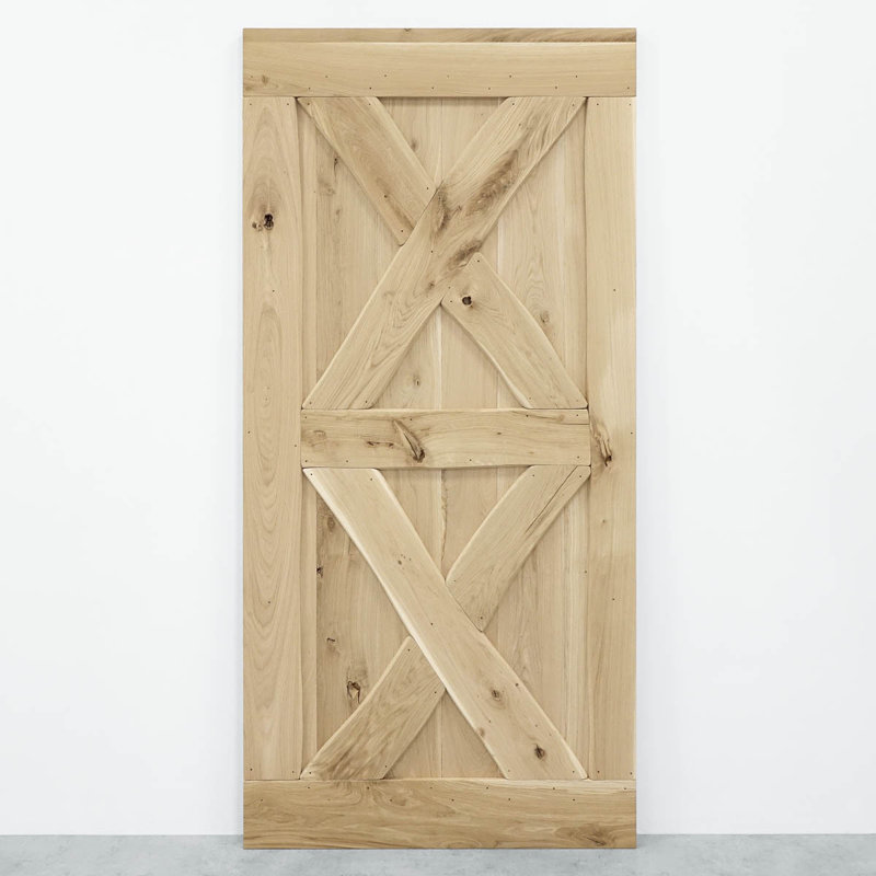Makena Barn Door, 210cm H x 100cm W x 4cm D, Unfinished